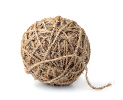 Bolletje touw van jute
