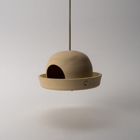 Handgemaakte keramieken voederpot voor in de tuin – Ceramics for Nature