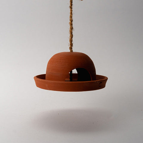 Handgemaakte keramieken voederpot voor in de tuin – Ceramics for Nature